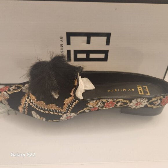 E8 By Miista Embroidered "Poppy" Mules. NIB. Size 6 - Picture 4 of 9